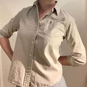 Vintage Tommy Hilfiger Button-Up Shirt- Size S